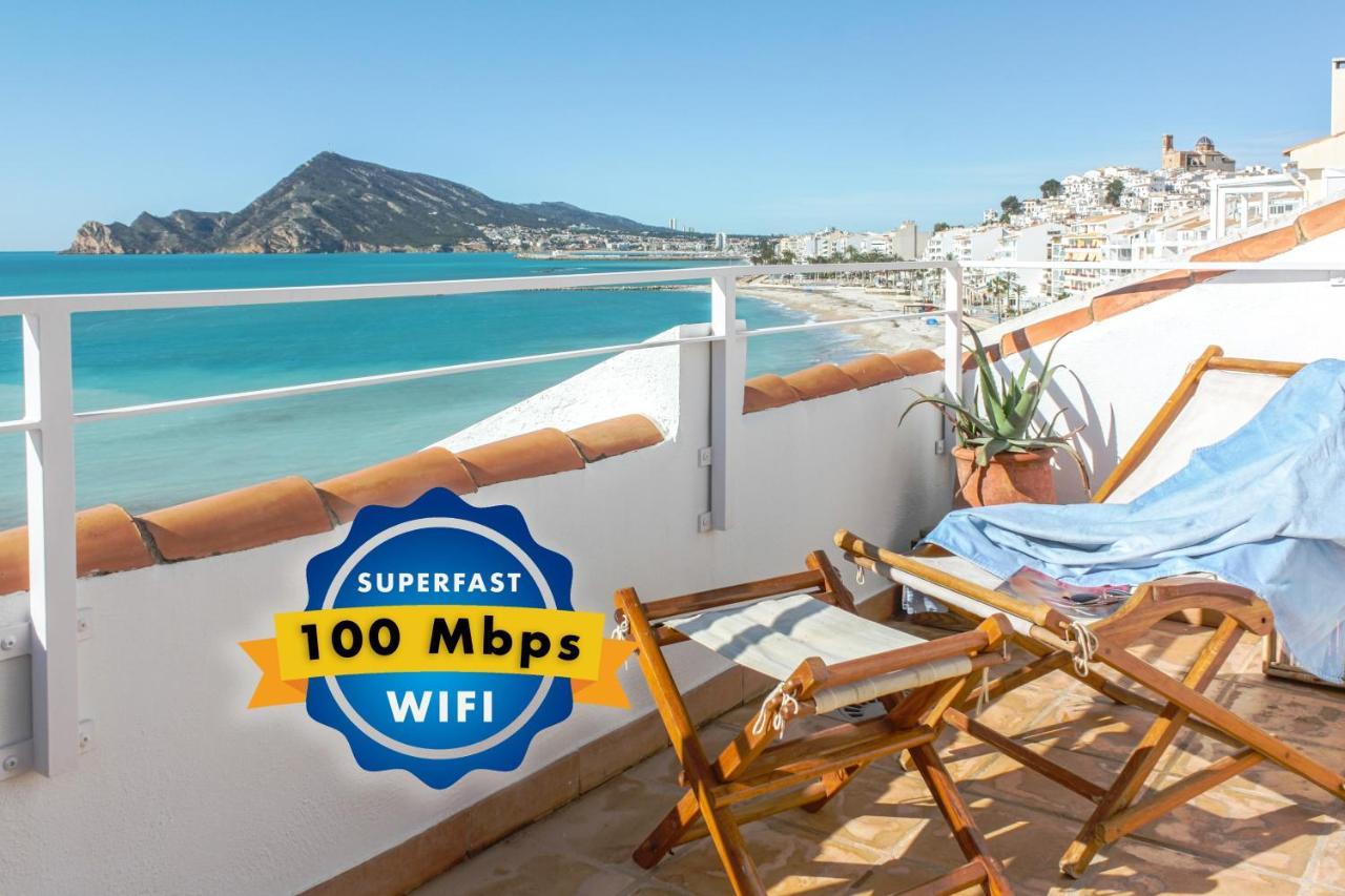 Apartamento Escapada Romántica en Ático frente al Mar con Piscina Altea Exterior foto
